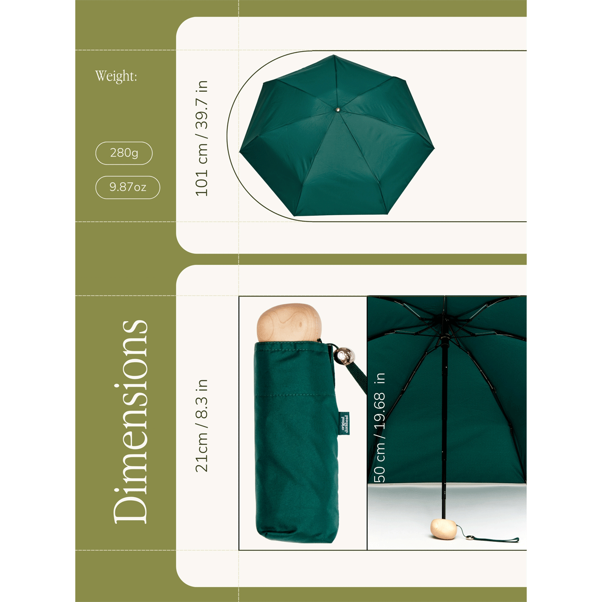 Forest Mini Umbrella - Original Duckhead