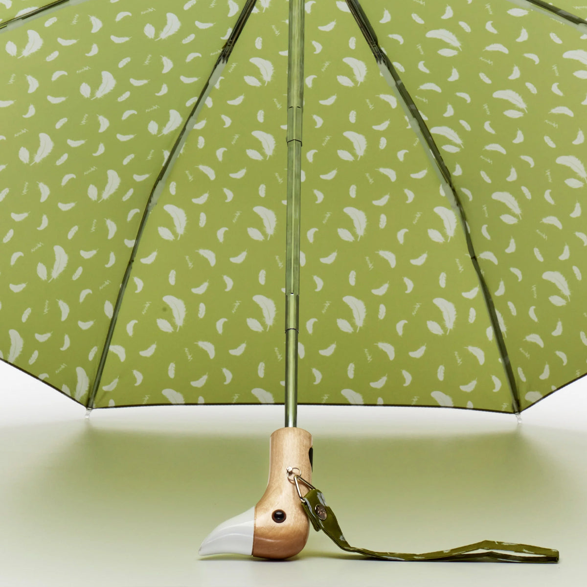 Sleep-Friendly Khaki Nanga Compact Duck Umbrella - Original Duckhead