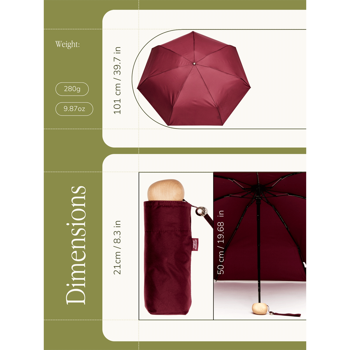 Cherry Mini Umbrella - Original Duckhead