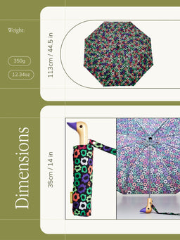 Flower Maze Eco-Friendly Compact Duck Umbrella Original Duckhead